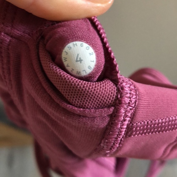 Lululemon Bind & Cross Bra- Moss Rose - Picture 8 of 9